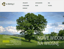 Tablet Screenshot of e-domy.pl
